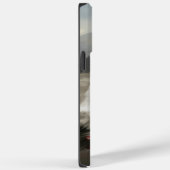 雪のクリスマスにヨーキポー犬 Case-Mate iPhoneケース (裏面 / 右)