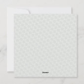 雪のクリスマスにロデシアンのリッジバックドッグ シーズンカード (裏面)