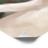 雪のクリスマスに登場するトルコのアンゴラ猫 ポスター (コーナー)