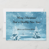 雪のクリスマスに行く場所がないから (裏面)