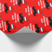 雪のクリスマスのラッピング紙 ラッピングペーパー (角)