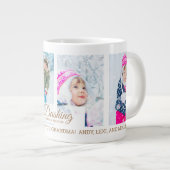 雪のクリスマスの祖父の親を通してダッシュイン4 ジャンボコーヒーマグカップ (正面右)