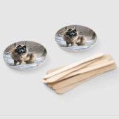 雪のクリスマスをキーソン ハンドファン (組立なし)