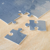 雪のクリスマスを許すそりのドバーマンドッグ ジグソーパズル (側面)