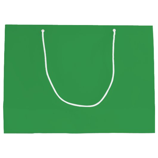 雪のクリスマスを通してダックスシュントパーソナライズされた ラージペーパーバッグ (裏面)