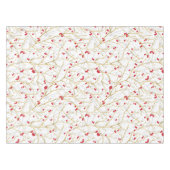 雪のクリスマスウィンターベリーの休日 テーブルクロス (正面(横))