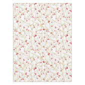 雪のクリスマスウィンターベリーの休日 テーブルクロス (正面)