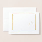 雪のクリスマスカードにキリン 箔カード (裏面封筒付き)