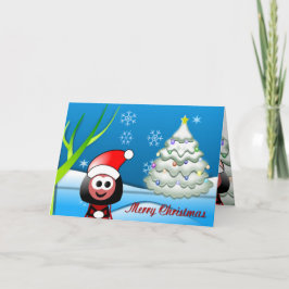 雪のクリスマスカード シーズンカード