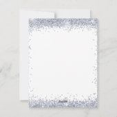 雪のクリスマスカード シーズンカード (裏面)