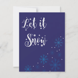 雪のクリスマスカード シーズンカード