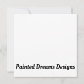 雪のクリスマスシーンで赤い弓で子犬 (裏面)