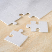 雪のクリスマスジグソープでビーグル犬の車を運転 ジグソーパズル (側面)