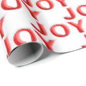 雪のクリスマスジョイ ラッピングペーパー (ロールコーナー)