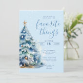 雪のクリスマスフェスティバルディナーパーティー 招待状 (スタンド正面)