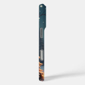 雪のクリスマスフォレストイラストレーション Case-Mate iPhoneケース (裏面 / 右)