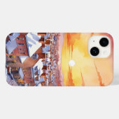 雪のクリスマスモーニングサンライズ Case-Mate iPhoneケース (裏面 (横))