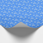 雪のクリスマスラッピング紙 ラッピングペーパー (角)