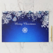 雪のクリスマスランチョンマット大25シート ペーパーパッド (インサイチュ)