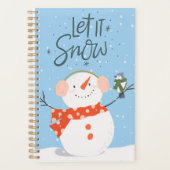 雪のクリスマス プランナー手帳 (正面)