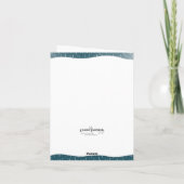 雪のグリーティングカードを介してダックスシュント カード (裏面)