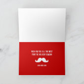 雪のグリーティングカードを介して漂流 シーズンカード (内部)