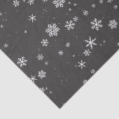 雪のグレーウィンタークリスマスホリデー 薄葉紙 (詳細)