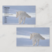 雪のコヨーテ 名刺 (正面/裏面)