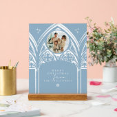 雪のゴシック冬の童話クリスマスフォト アクリルサイン (ウェディング)