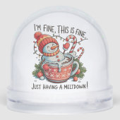 雪のサンタが溶けちゃったクリスマス (裏面)