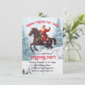 雪のサンタのクリスマスパーティーを駆け抜ける 招待状 (スタンド正面)