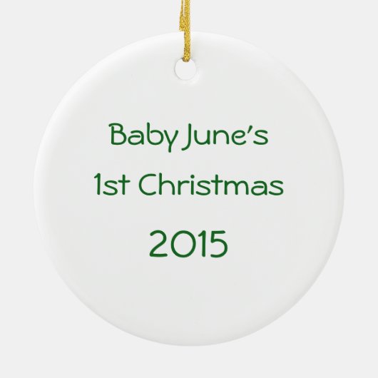 雪のサンタは陶磁器のオーナメントのあたりでスキーをします セラミックオーナメント (裏面)