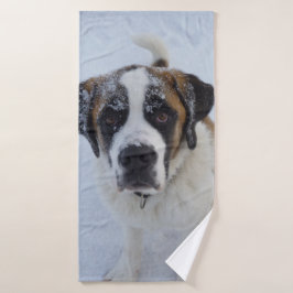 雪のサンベルナール バスタオル