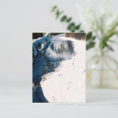 雪のサーモン・アイダホ ポストカード (スタンド正面)