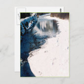 雪のサーモン・アイダホ ポストカード (正面/裏面)