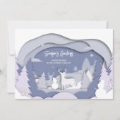 雪のシエレガントーントナディアカンパニーホリデーカード シーズンカード (正面)