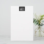 雪のシカ 便箋 (スタンド正面)