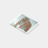 雪のシベリアの虎 ポストイット (アングル)