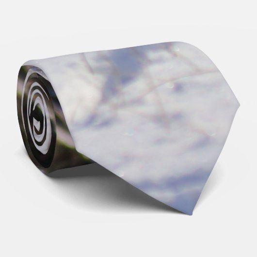 雪のシベリアンハスキー ネクタイ (ロール)