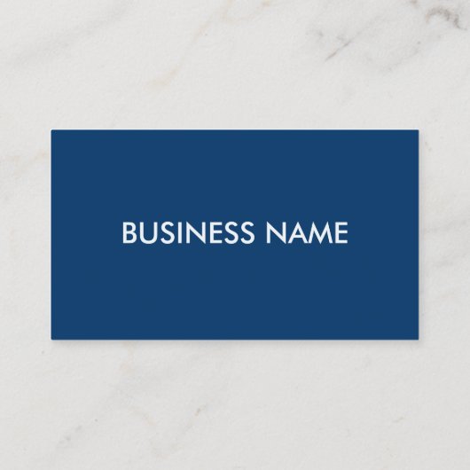 雪のシャベルの優雅 名刺 (裏面)