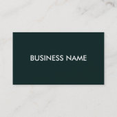 雪のシャベルの優雅 名刺 (裏面)