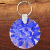 雪のショッキングな青いキーチェーンの栄光 キーホルダー (正面)
