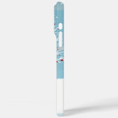 雪のシーンと雪だるまクリスマスフォンケース Case-Mate iPhoneケース (裏面 / 左)