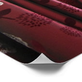 雪のシーンに対するウィンドウビュー ポスター (角)