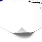 雪のシーン家族の木の写真の祖先引用文 ポスター (コーナー)