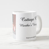 雪のジンジャーブレッドハート- Martha's Vineyard ジャンボコーヒーマグカップ (正面右)