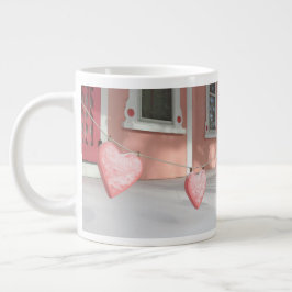 雪のジンジャーブレッドハート- Martha's Vineyard ジャンボコーヒーマグカップ