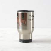 雪のジンジャーブレッドハート- Martha's Vineyard トラベルマグ (中央)