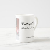 雪のジンジャーブレッドハート- Martha's Vineyard ボーンチャイナマグカップ (正面右)