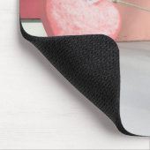 雪のジンジャーブレッドハート- Martha's Vineyard マウスパッド (コーナー)